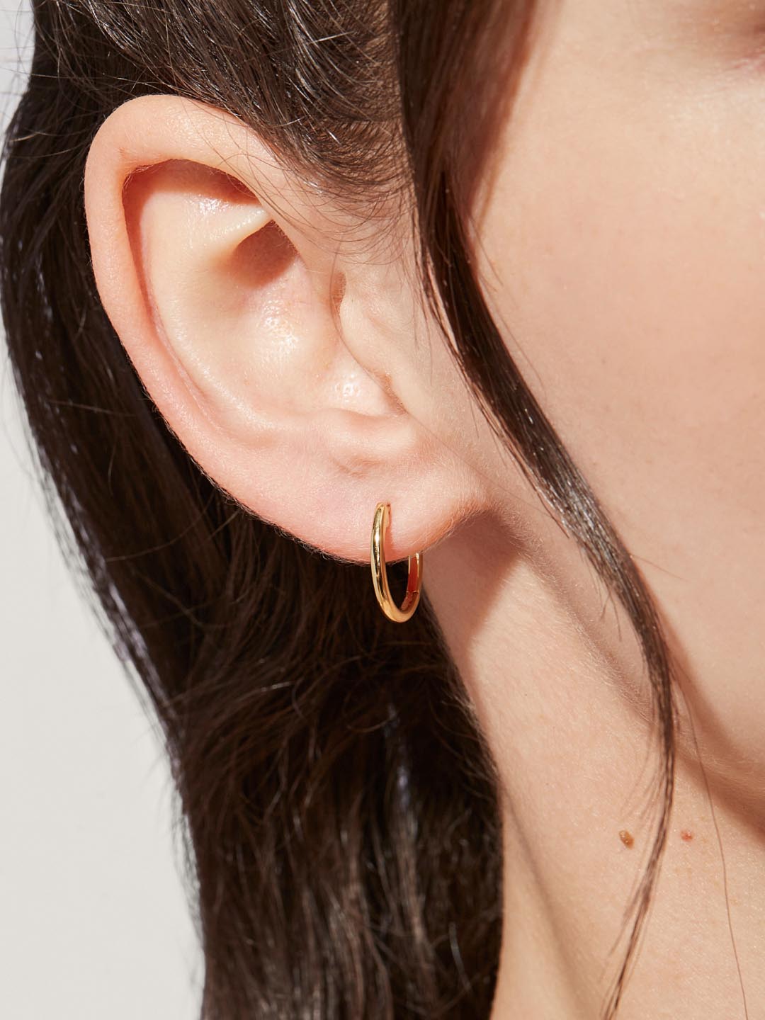 Small Slim Endless Hoops - Lo Small by MAVERA