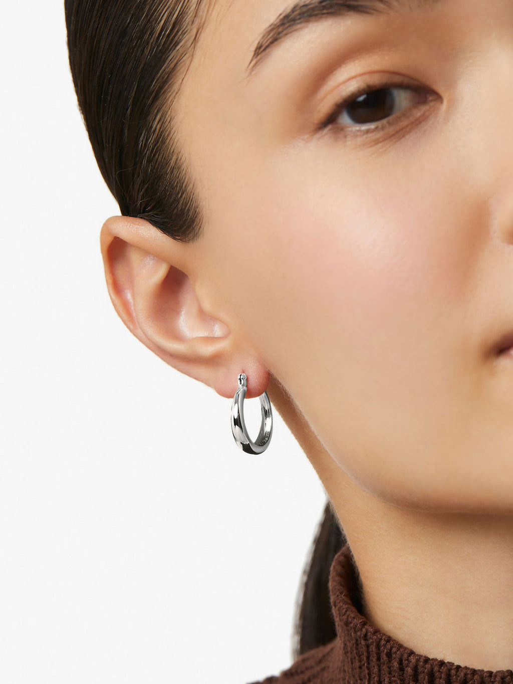 Endless Hoop Earrings - Venus Silver by MAVERA