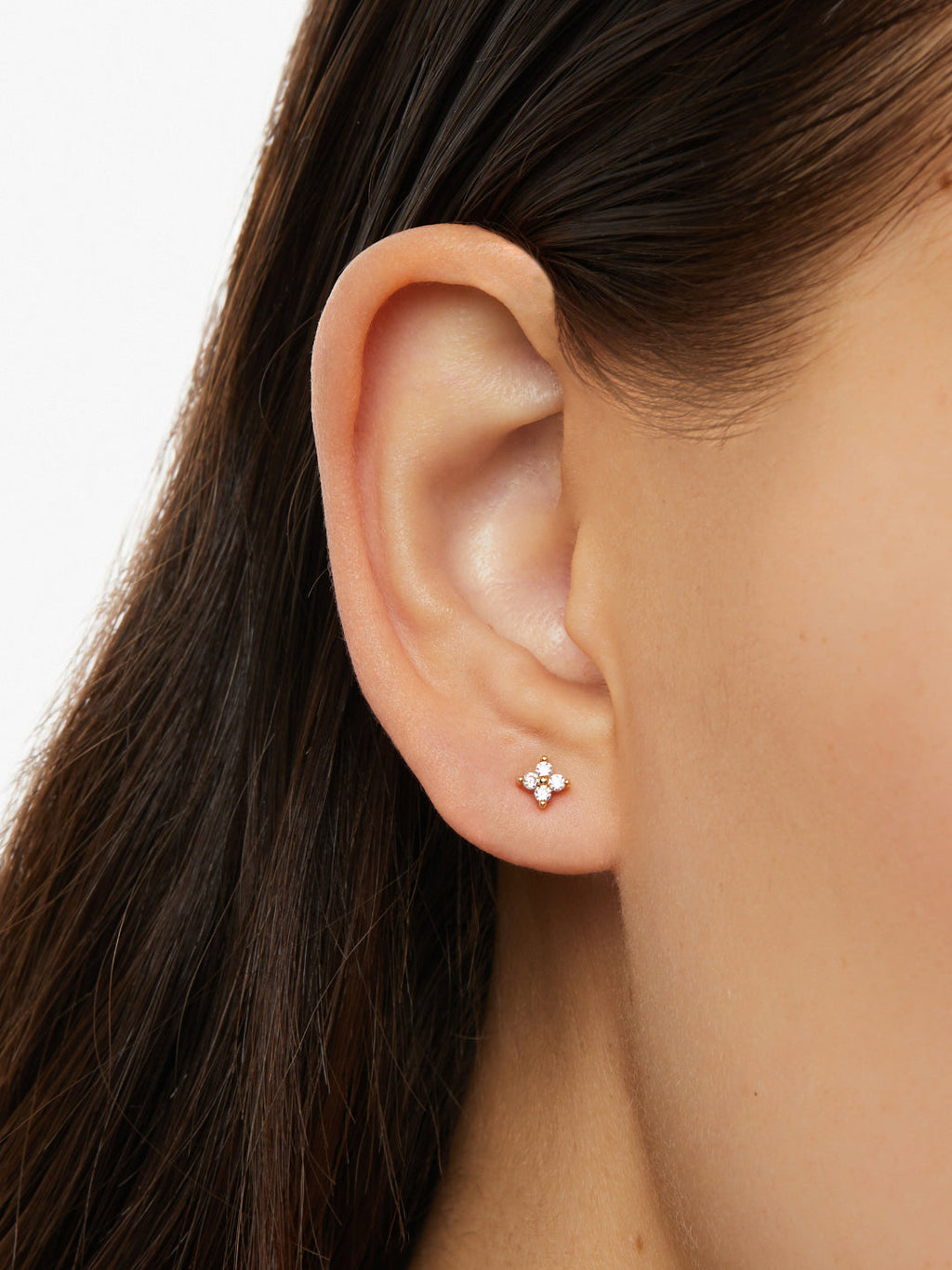 Gold Stud Earrings - Debbie by MAVERA