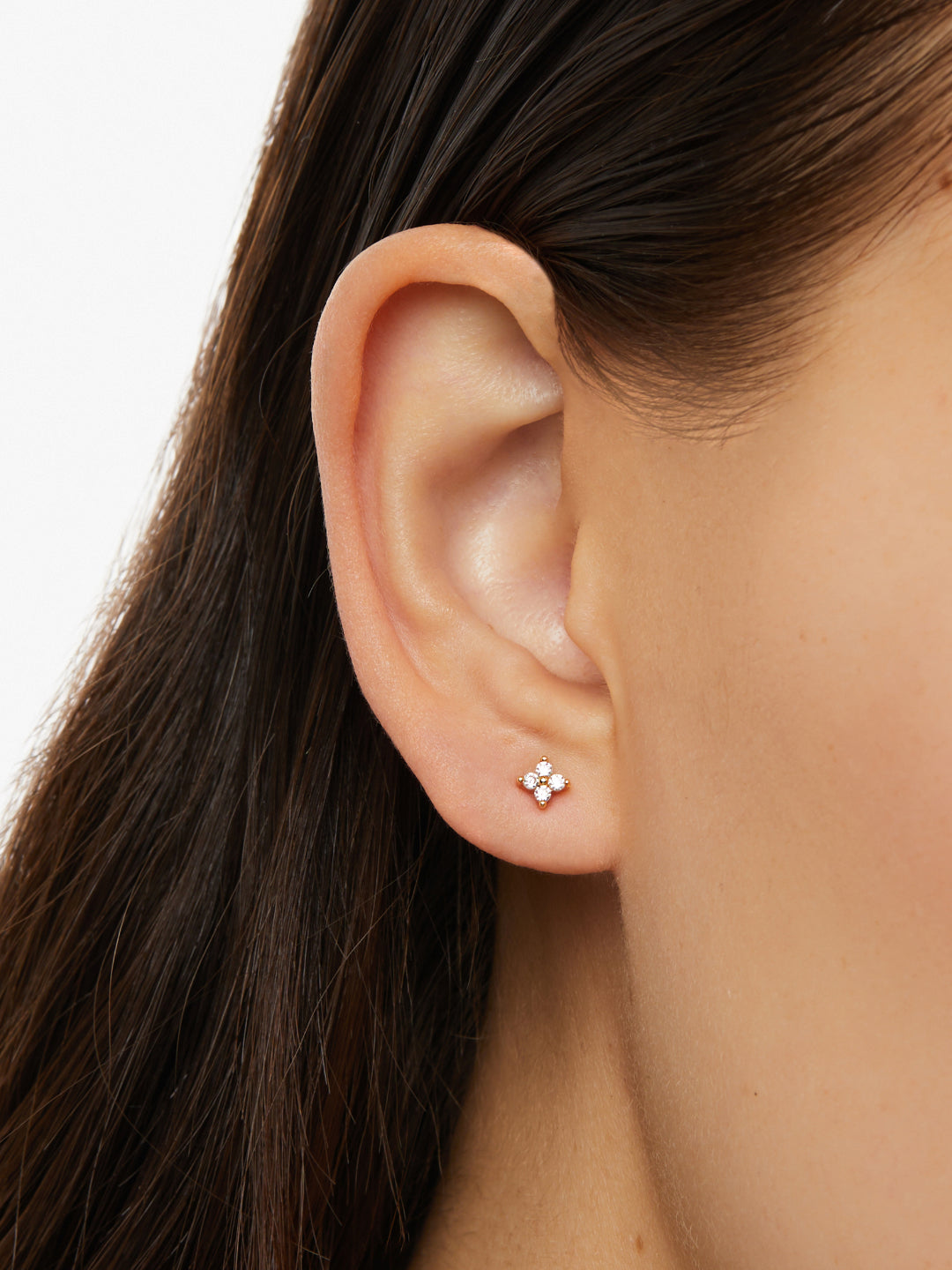 Gold Stud Earrings - Debbie by MAVERA