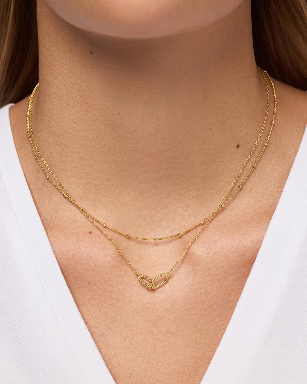 Gold Pendant Necklace - Juniper by MAVERA