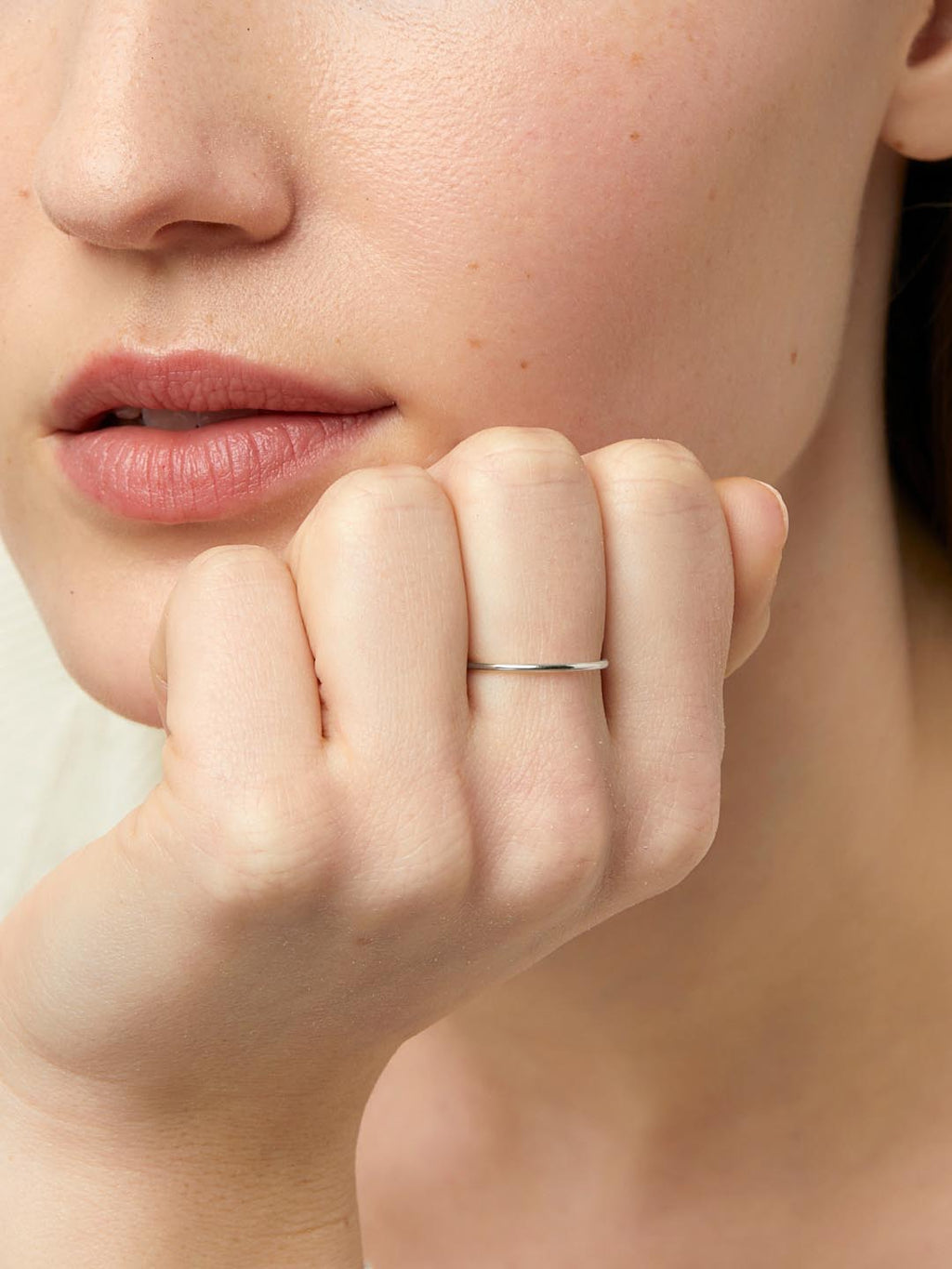 White Gold Ring - White Gold Ring by MAVERA