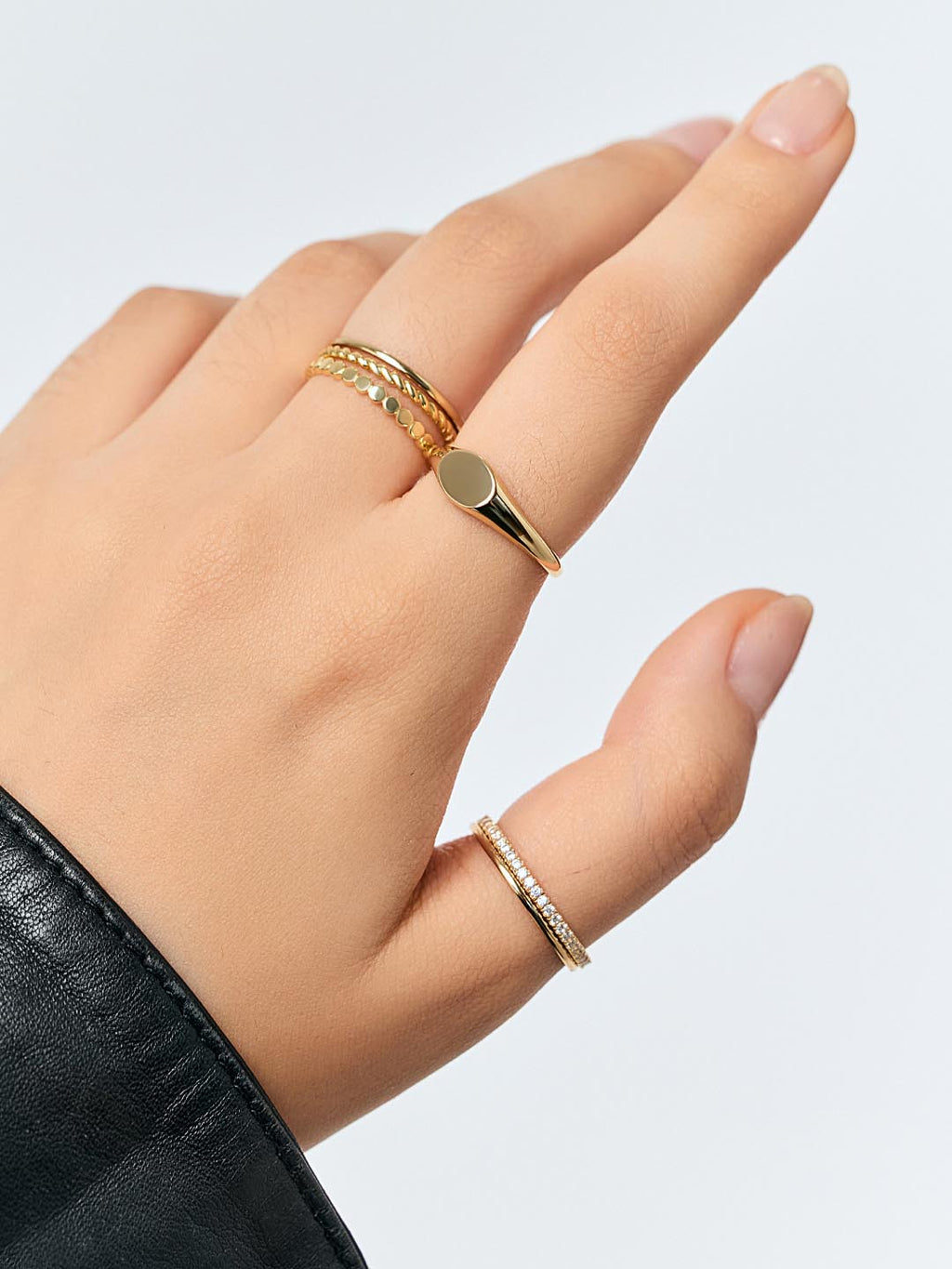Gold Ring Set - Adrianna Set by MAVERA