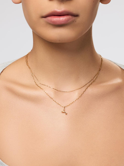 18K gold-plated - Emerald Martini Charm by MAVERA