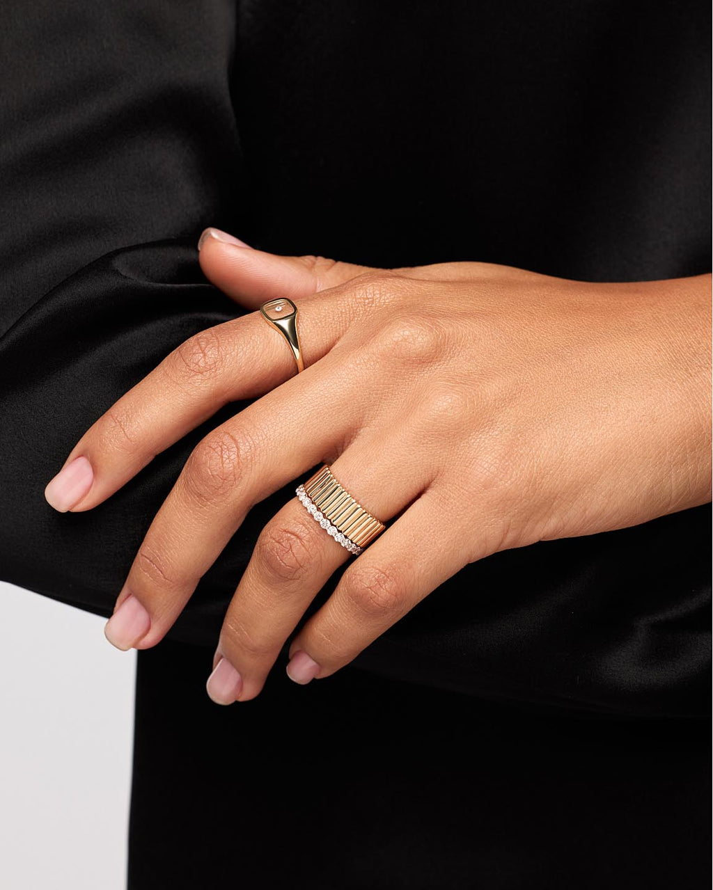 18K gold-plated - Galaxy Ring Wide by MAVERA