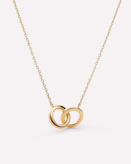 18K gold-plated - Duo Links Necklace by MAVERA
