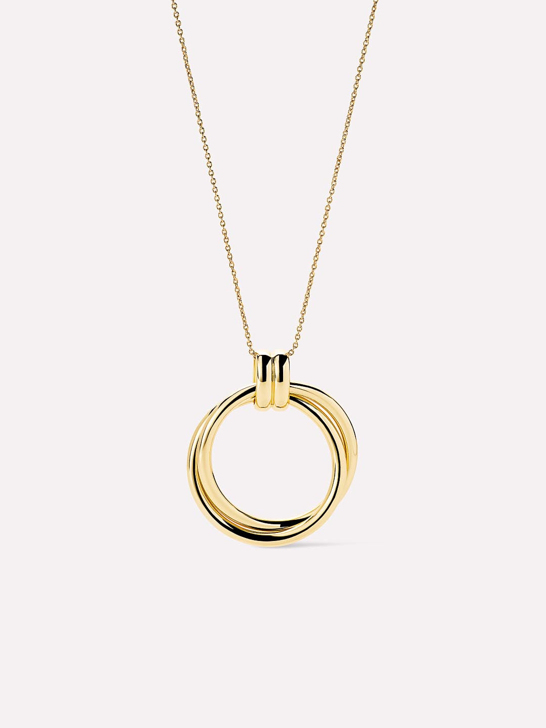 Gold Pendant Necklace - Penny by MAVERA