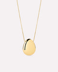 Gold Pendant - Pebble Large by MAVERA