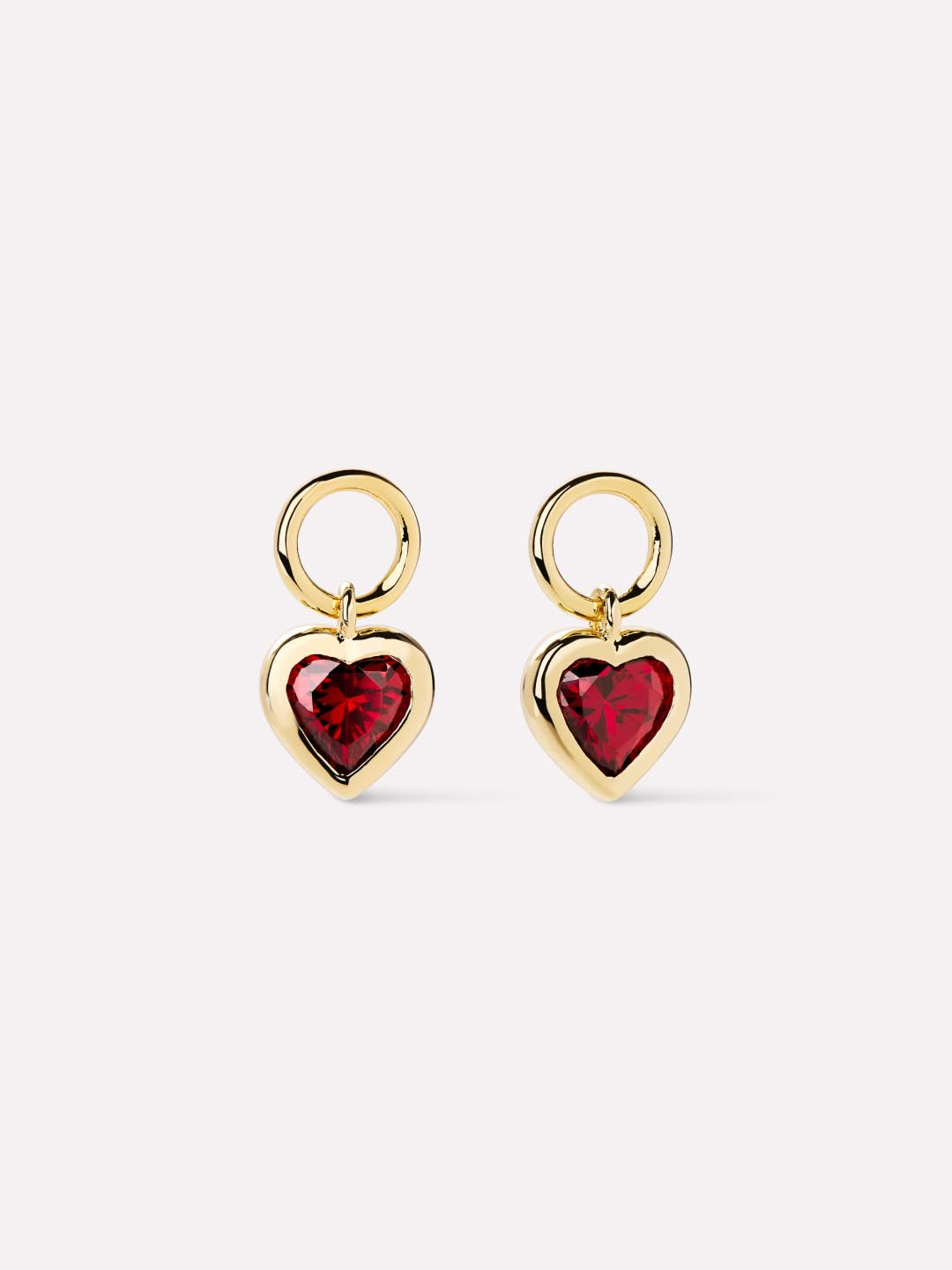 Earring Charms - Red Heart Charms by MAVERA