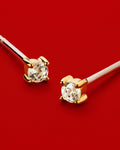 Sterling Silver - Mini Diamond Studs by MAVERA