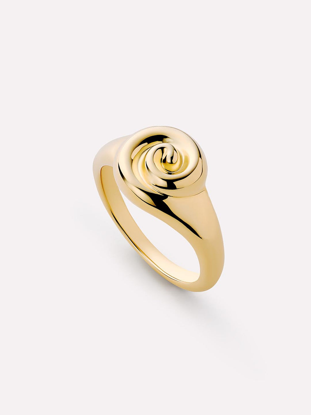 Gold Signet Ring - Ariel Ring by MAVERA