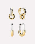 Two Tone Hoops Bundle - Two Tone Hoops Bundle by MAVERA
