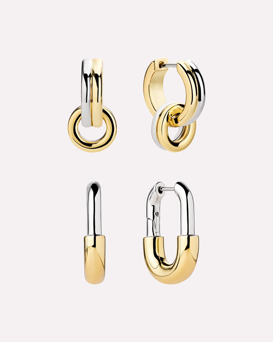 Two Tone Hoops Bundle - Two Tone Hoops Bundle by MAVERA