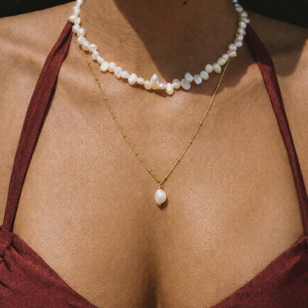 14k Pearl Necklace