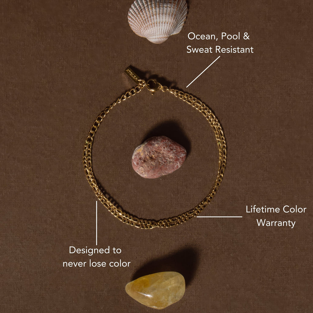 Layered Figaro Bracelet