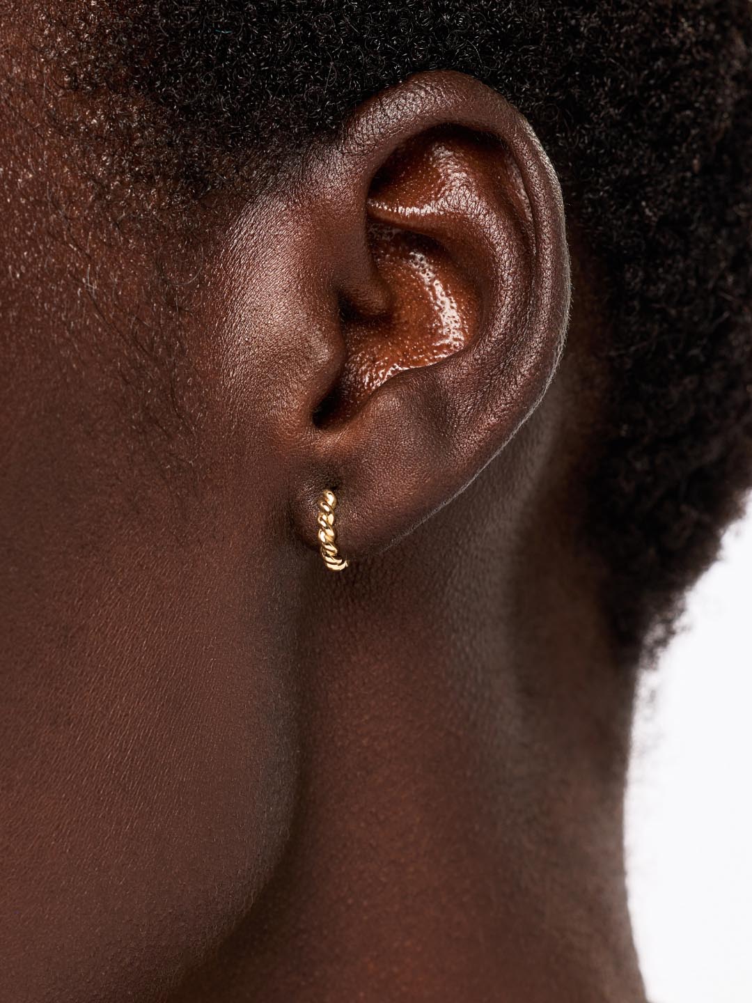 Twisted Hoop Earrings - Gold Twist Hoops by MAVERA