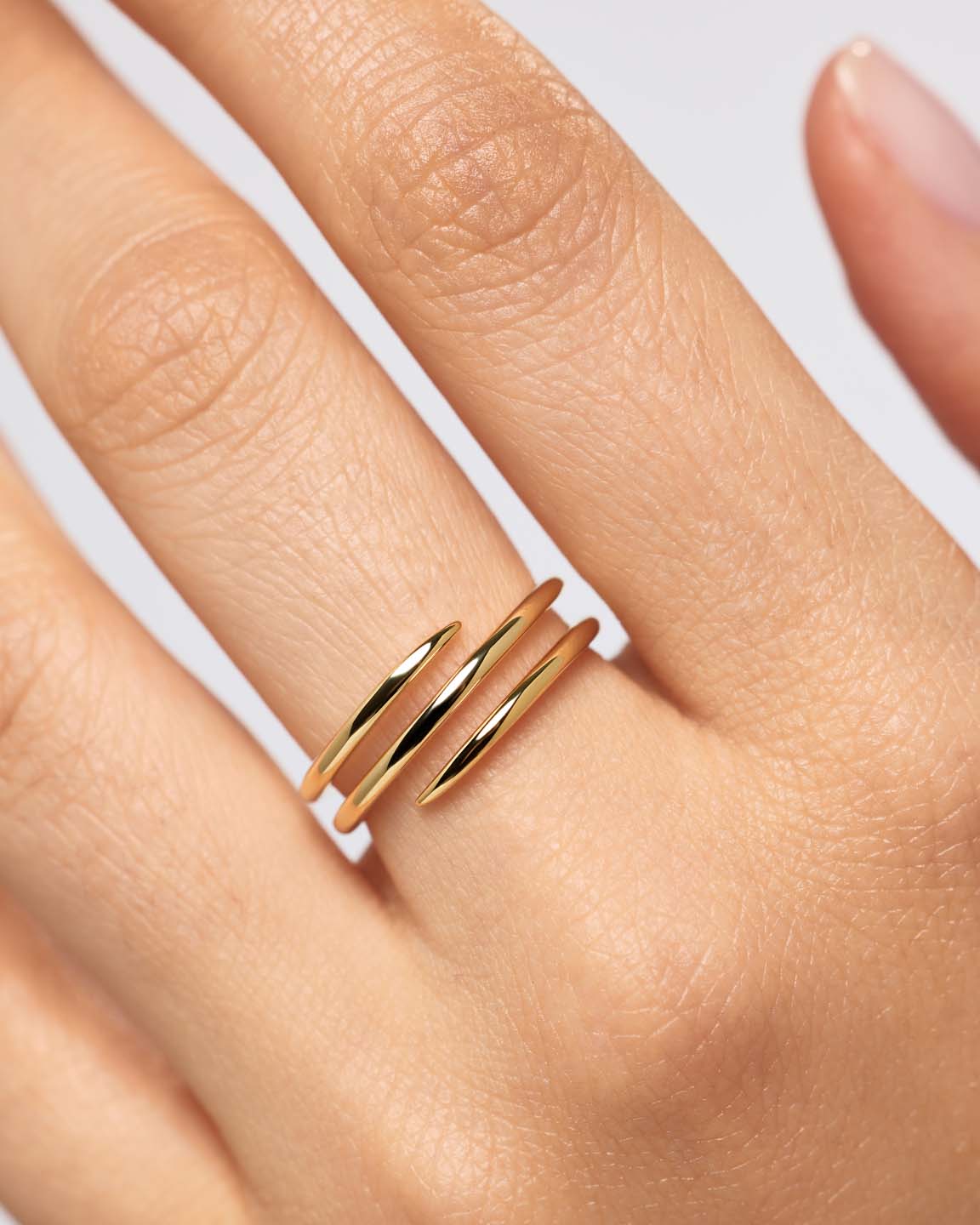 Gold Ring - Oren Triple Gold by MAVERA