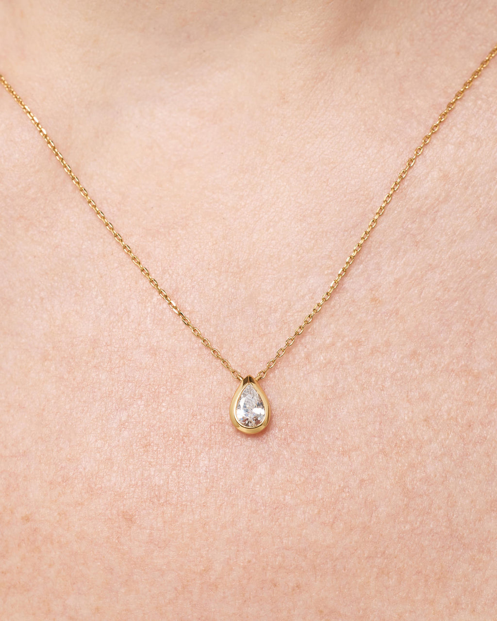 Gold Pendant Necklace - Lennox Pendant by MAVERA