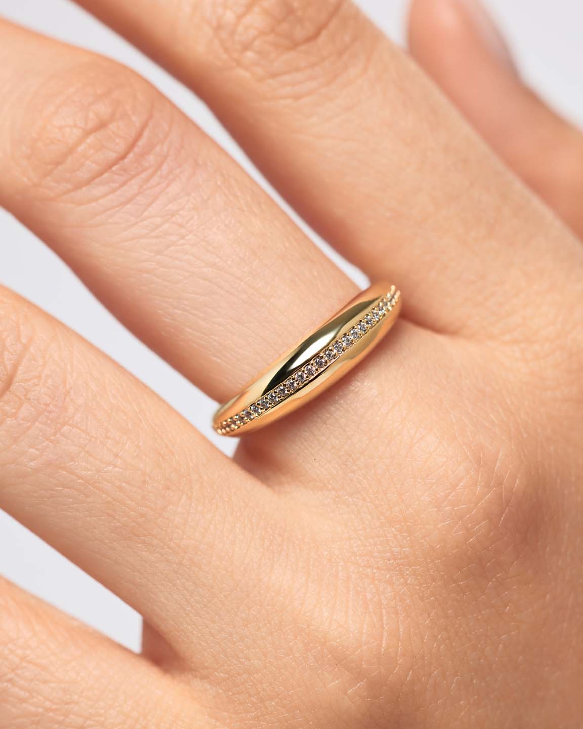 Gold Ring - Rowan Pave by MAVERA