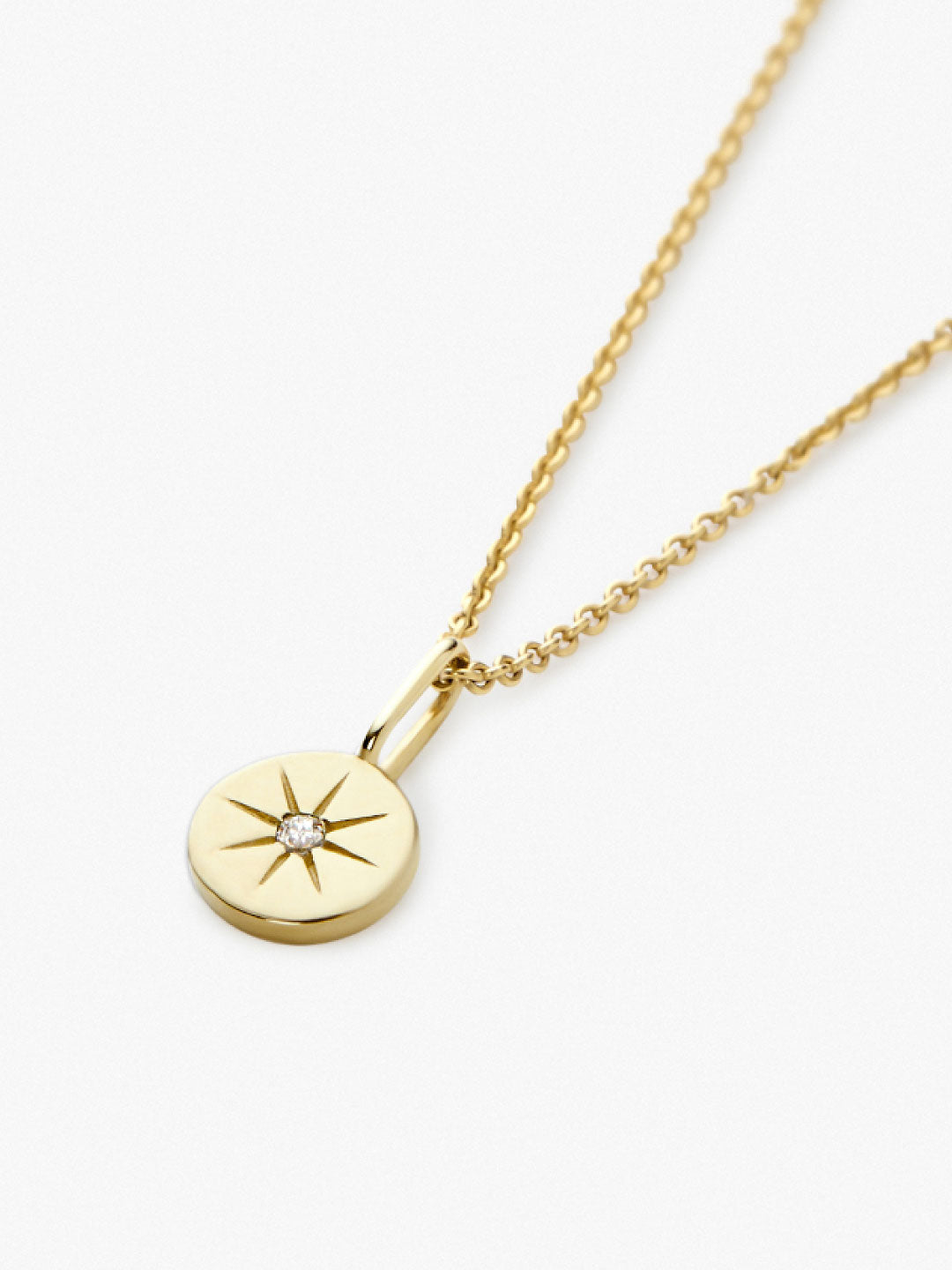 Gold Pendant - Gold Star Charm by MAVERA