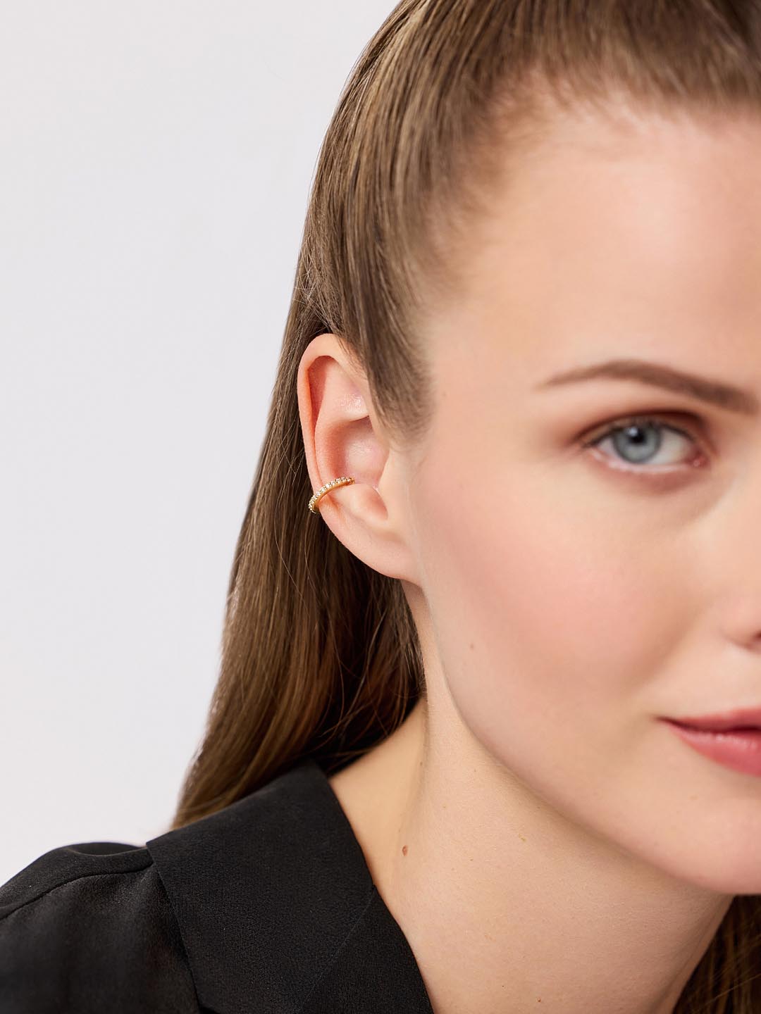 Ear Cuff - Simple Ear Cuff Pave by MAVERA