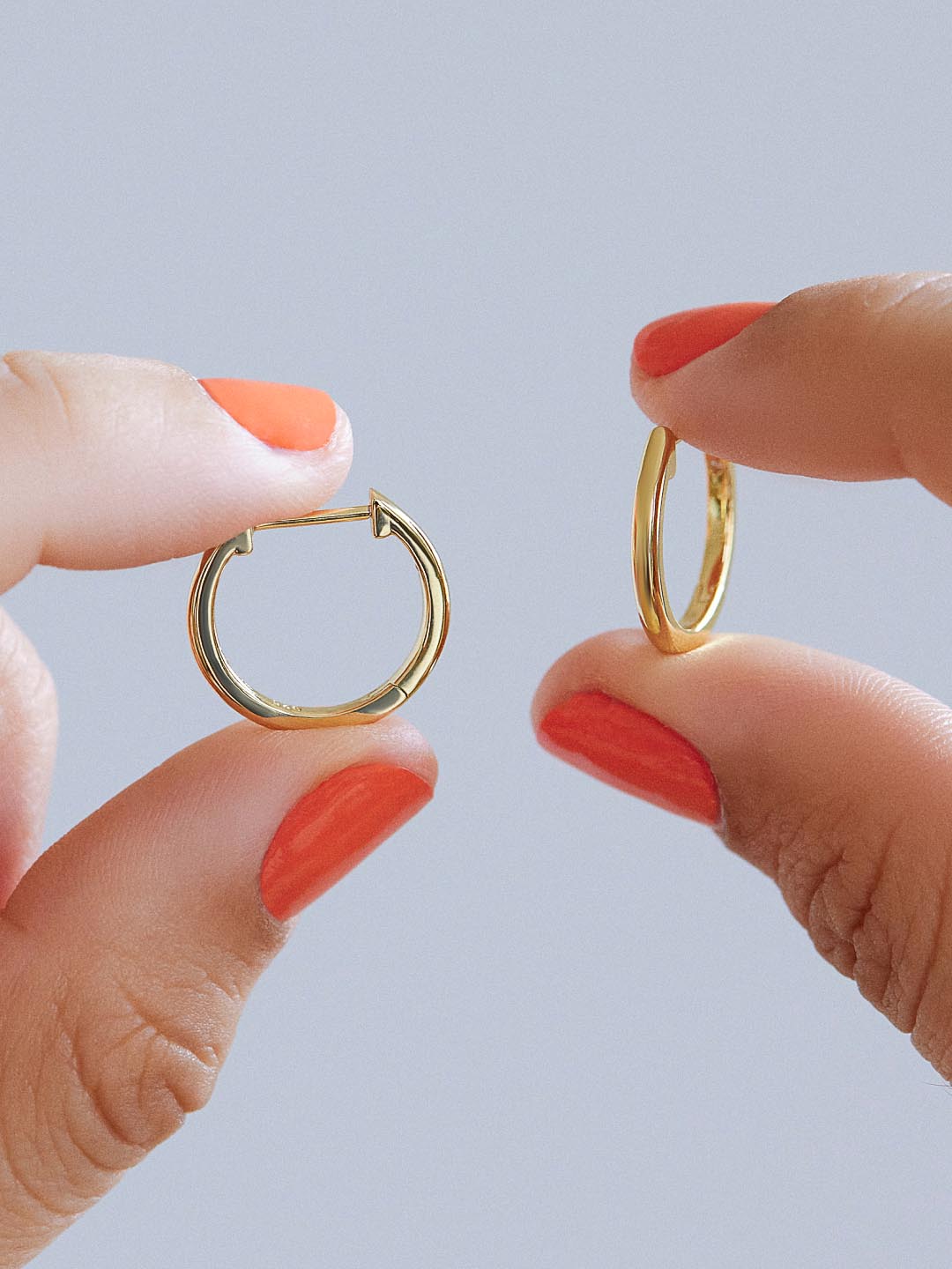 Small Slim Endless Hoops - Lo Small by MAVERA