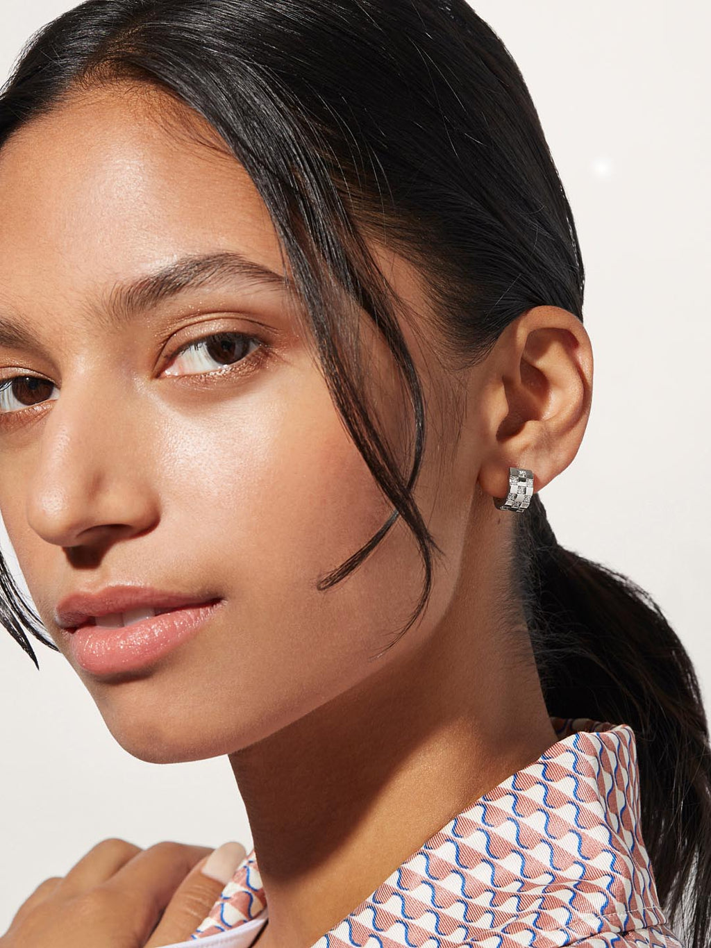 Silver Hoop Earrings - Eden Silver by MAVERA