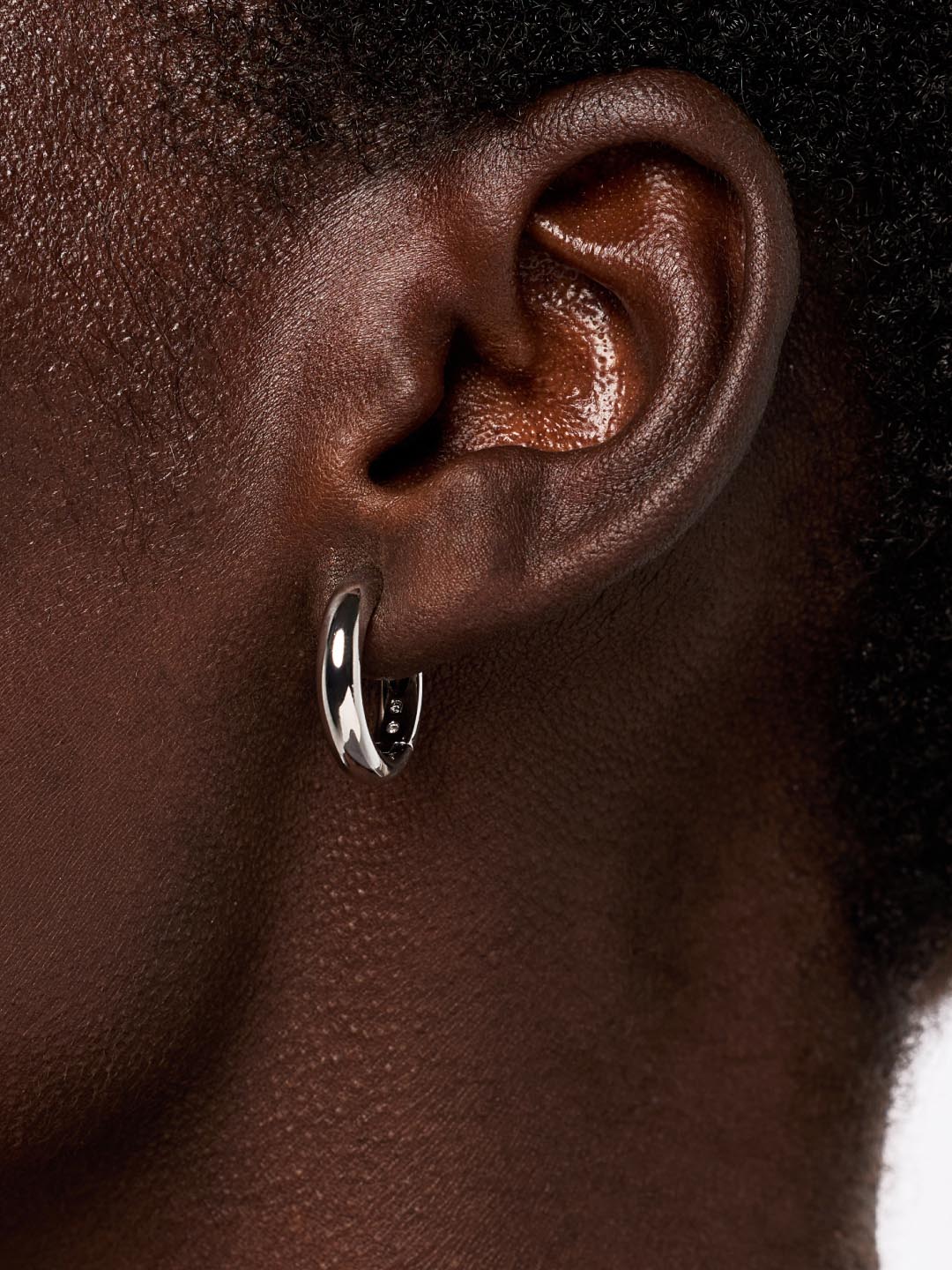 Silver Hoop Earrings - Giulia Medium Silver by MAVERA