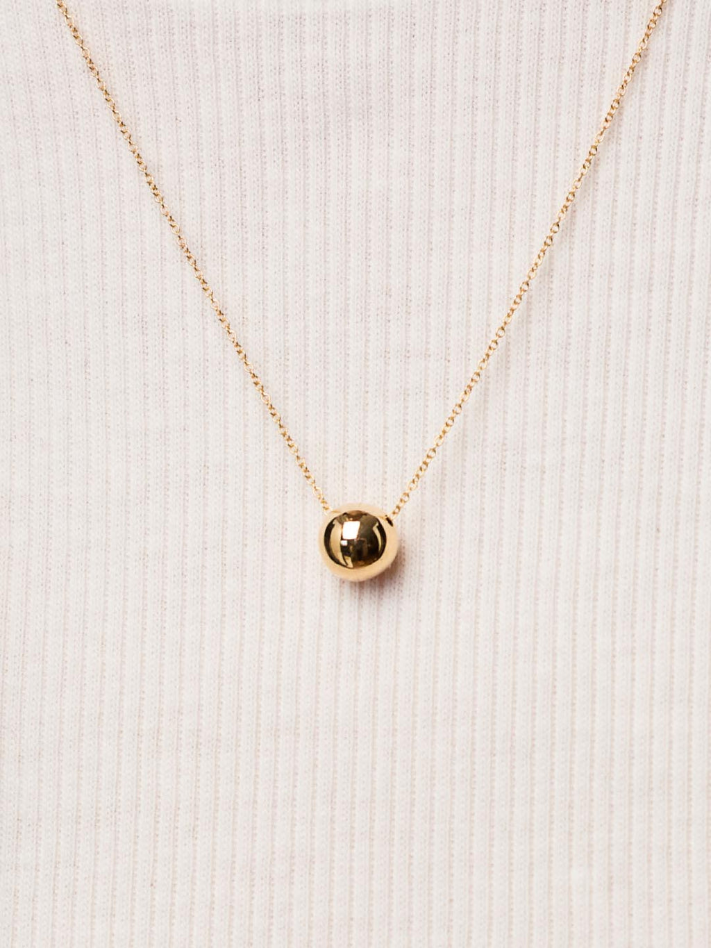 Gold Pendant - Gold Mini Sphere Pendant by MAVERA
