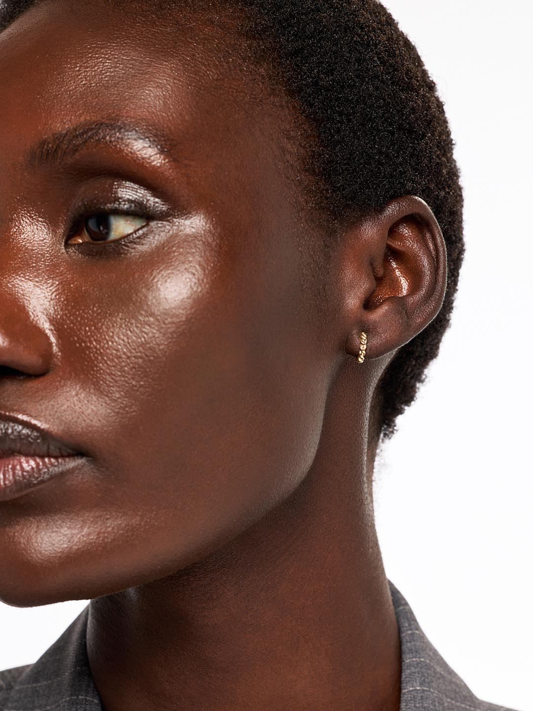 Twisted Hoop Earrings - Gold Twist Hoops by MAVERA