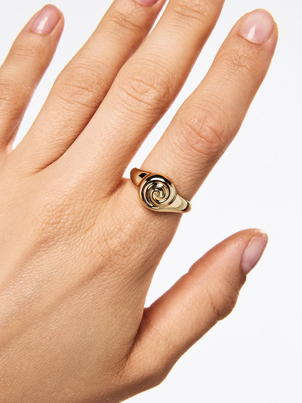 Gold Signet Ring - Ariel Ring by MAVERA