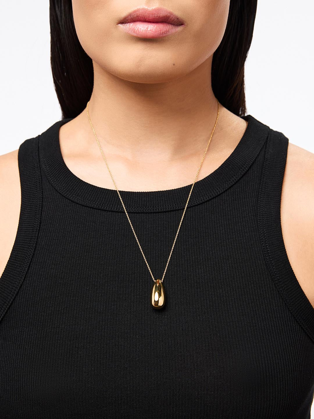 Gold Pendant Necklace - Soren by MAVERA