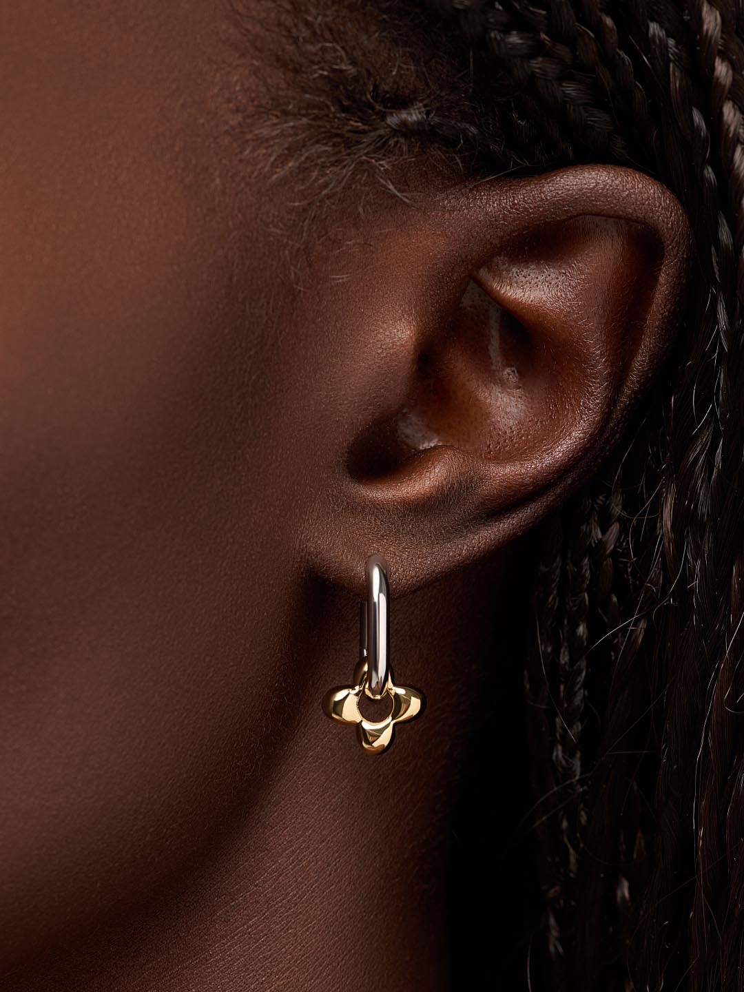 Flower Earrings - Cassia Hoops by MAVERA
