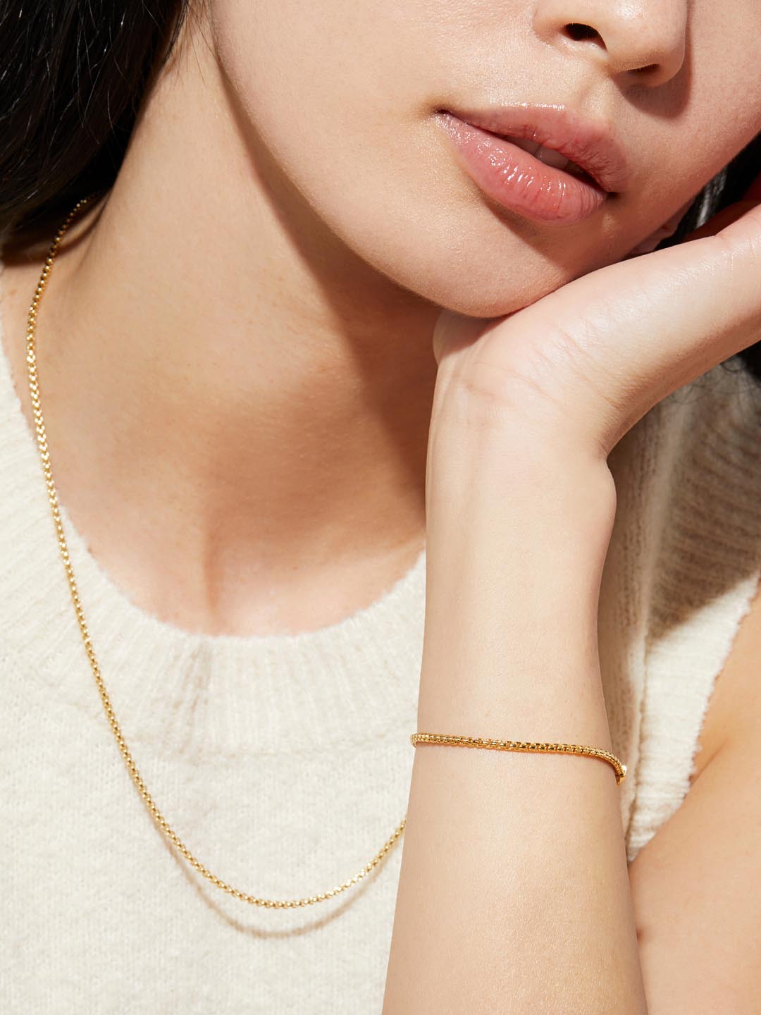 Soft Box Chain Bracelet - Danay by MAVERA
