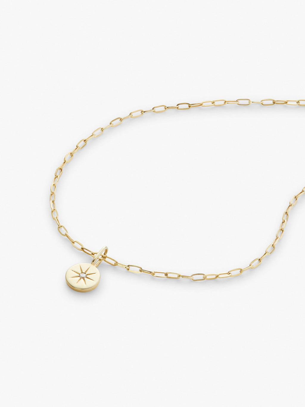 Gold Pendant - Gold Star Charm by MAVERA