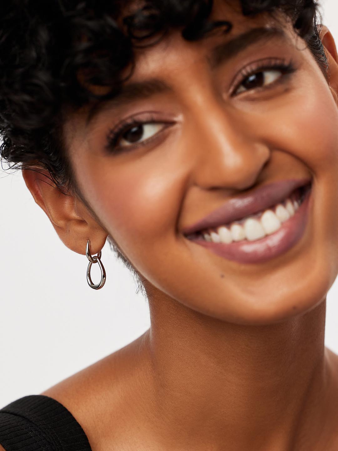 Silver Drop Earrings - Sage Silver by MAVERA