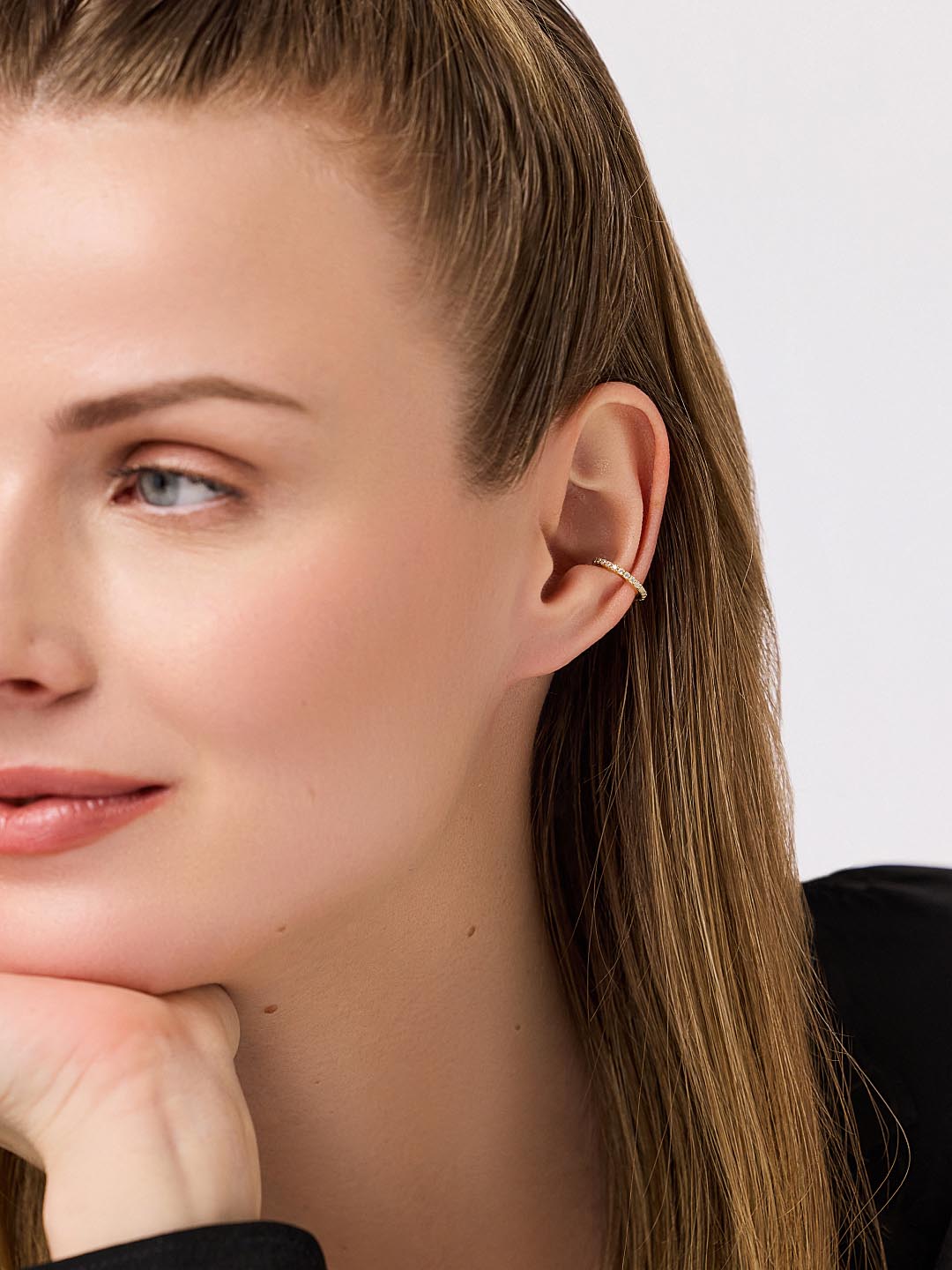 Ear Cuff - Simple Ear Cuff Pave by MAVERA