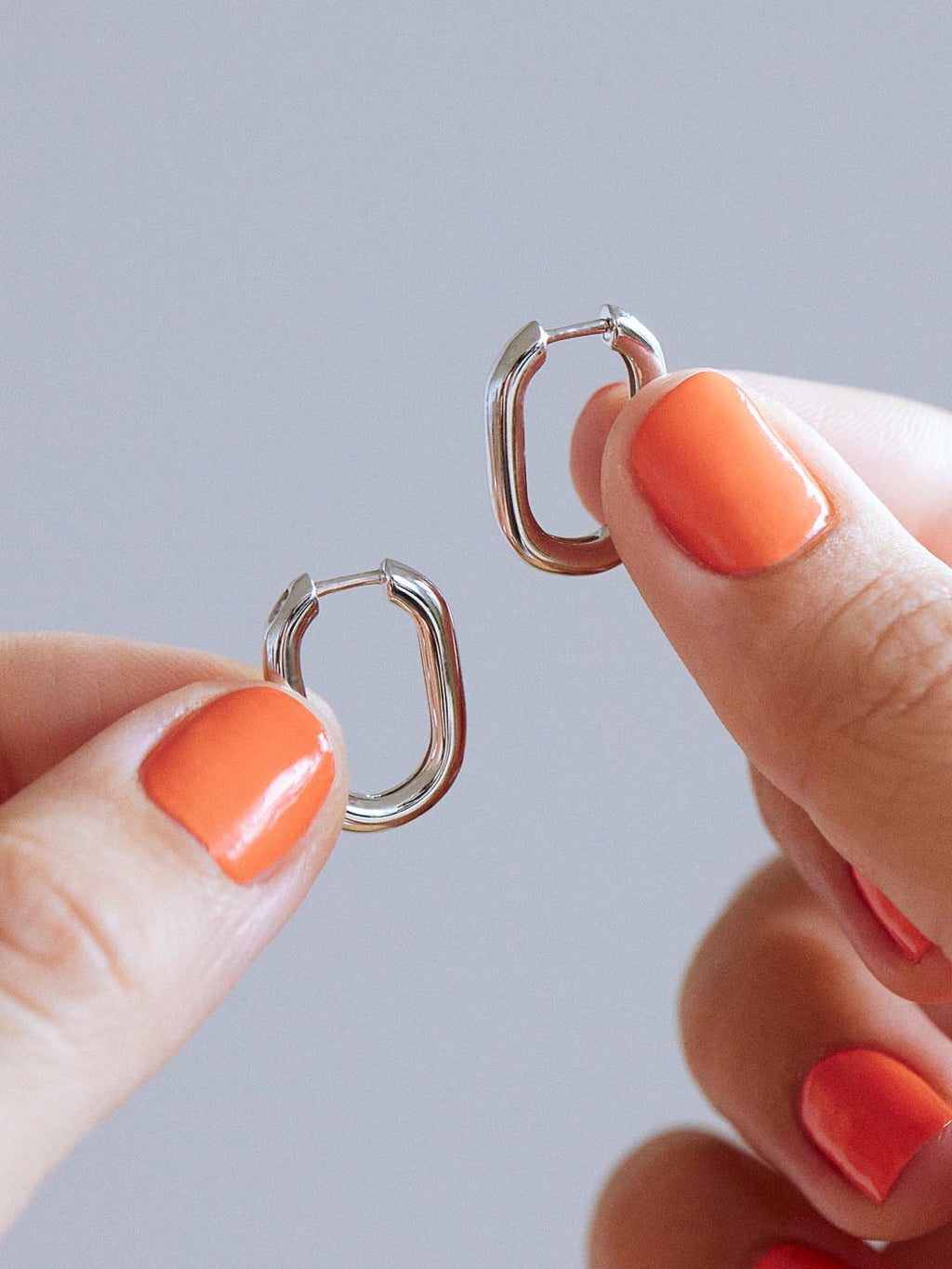 Silver Hoop Earrings - Rox Small Silver by MAVERA