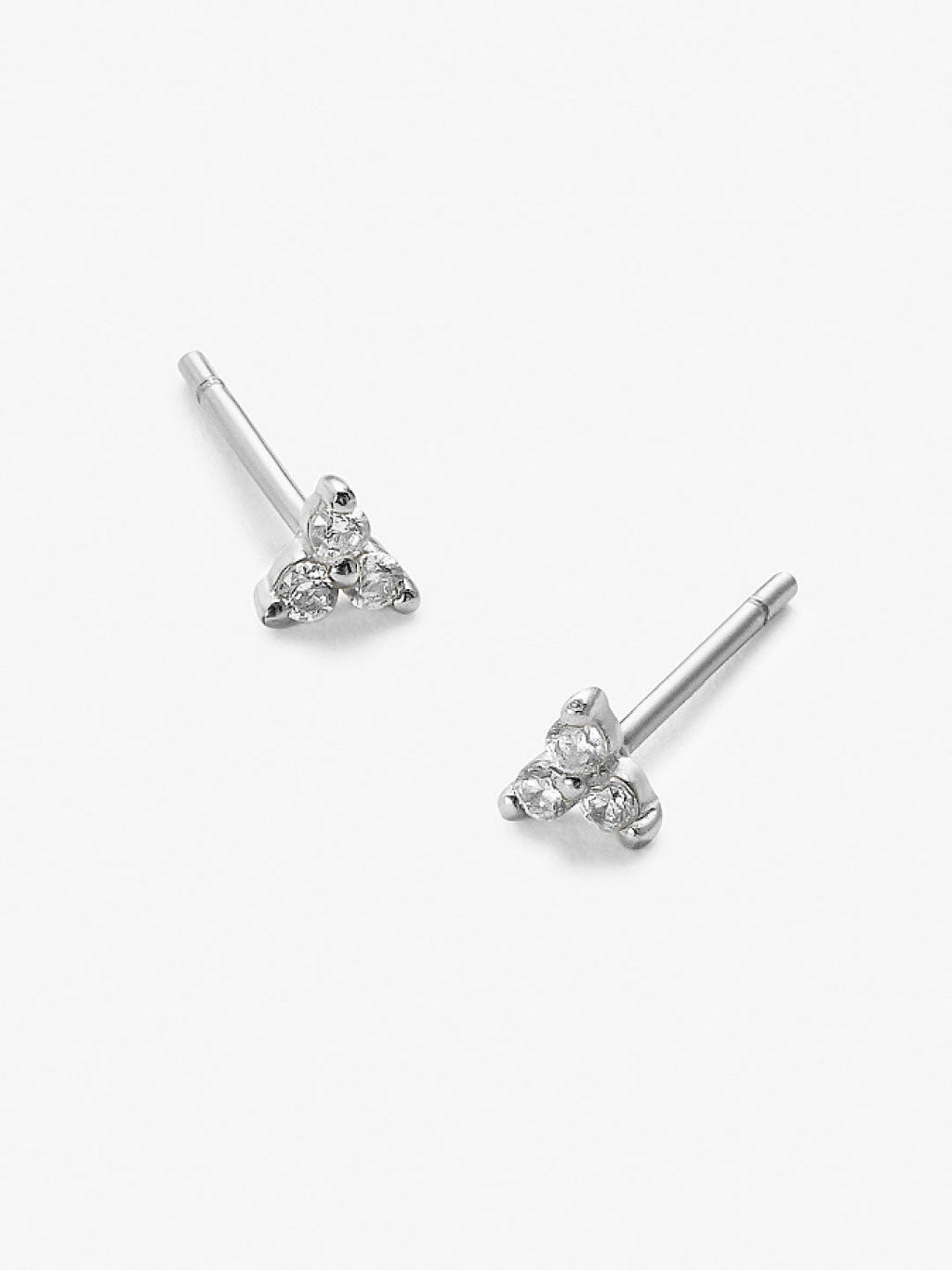 Small Stud Earring - Zara Silver by MAVERA