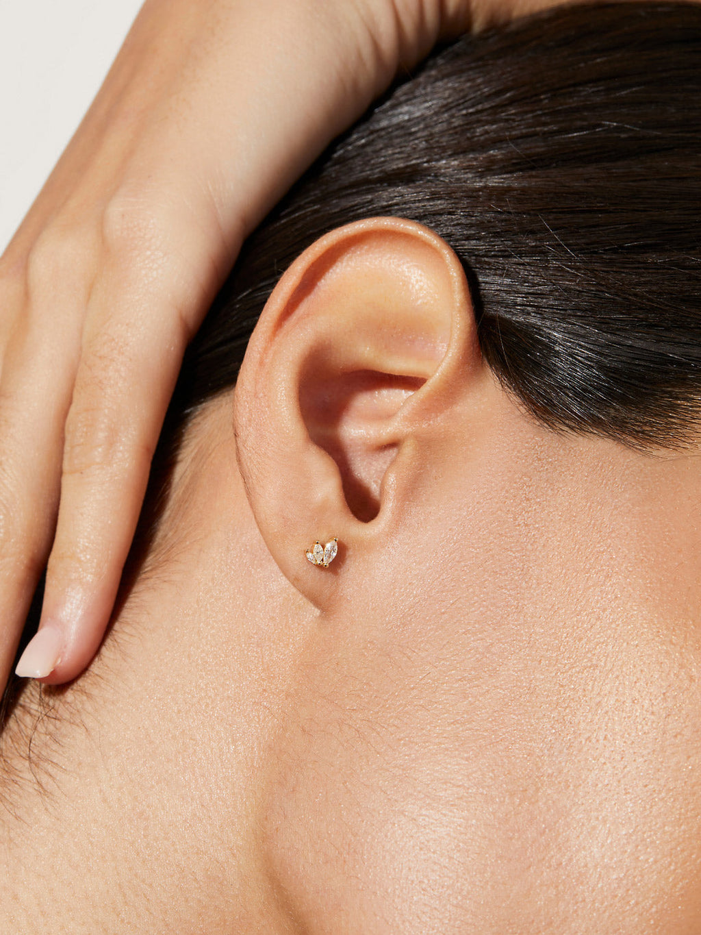 Gold Stud Earrings - Kennedy by MAVERA