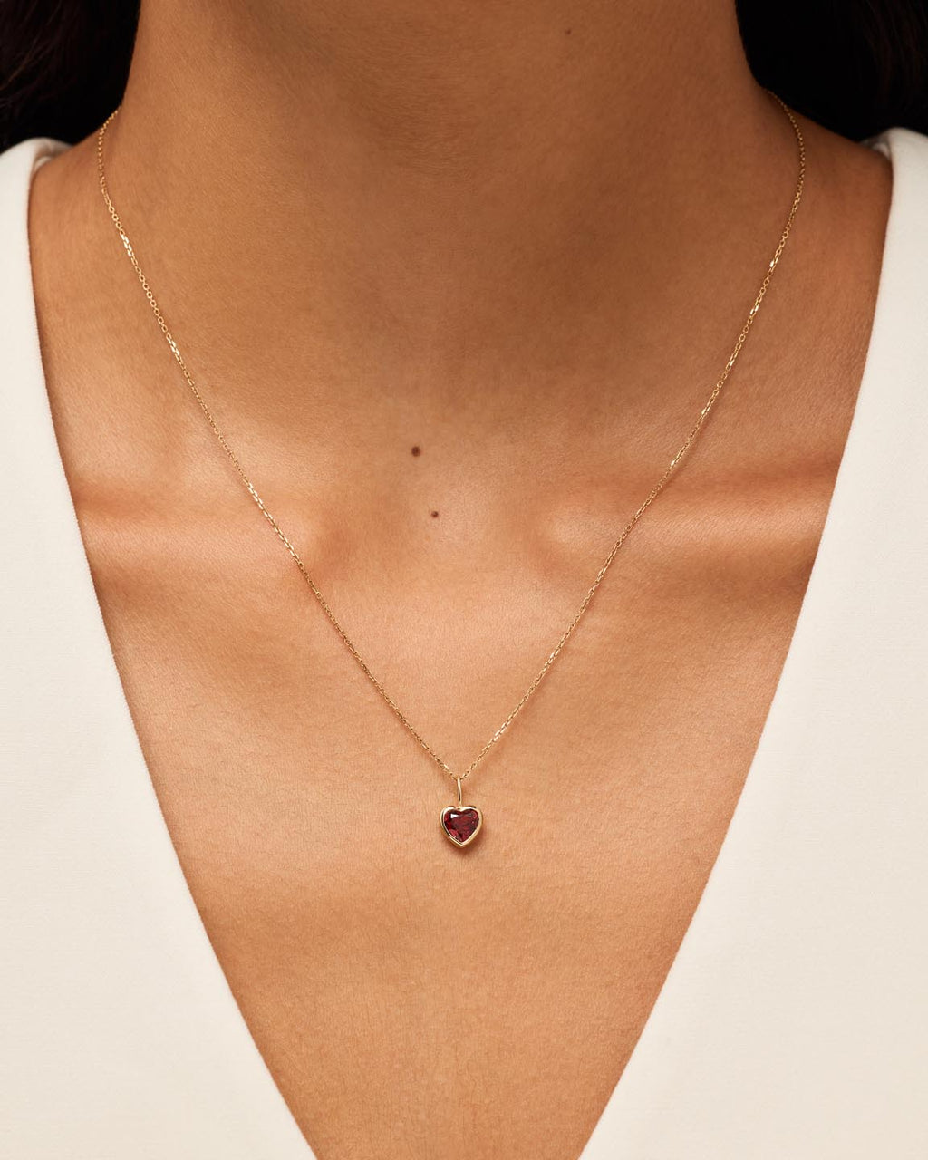18K gold-plated - Heirloom Heart Charm by MAVERA
