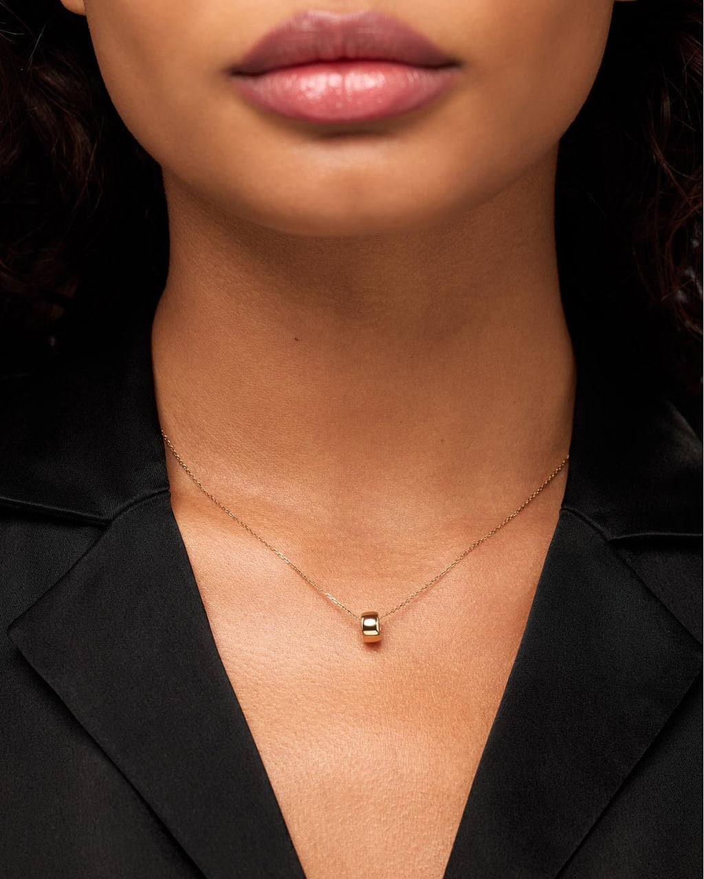 18K gold-plated - Luna Charm Necklace by MAVERA