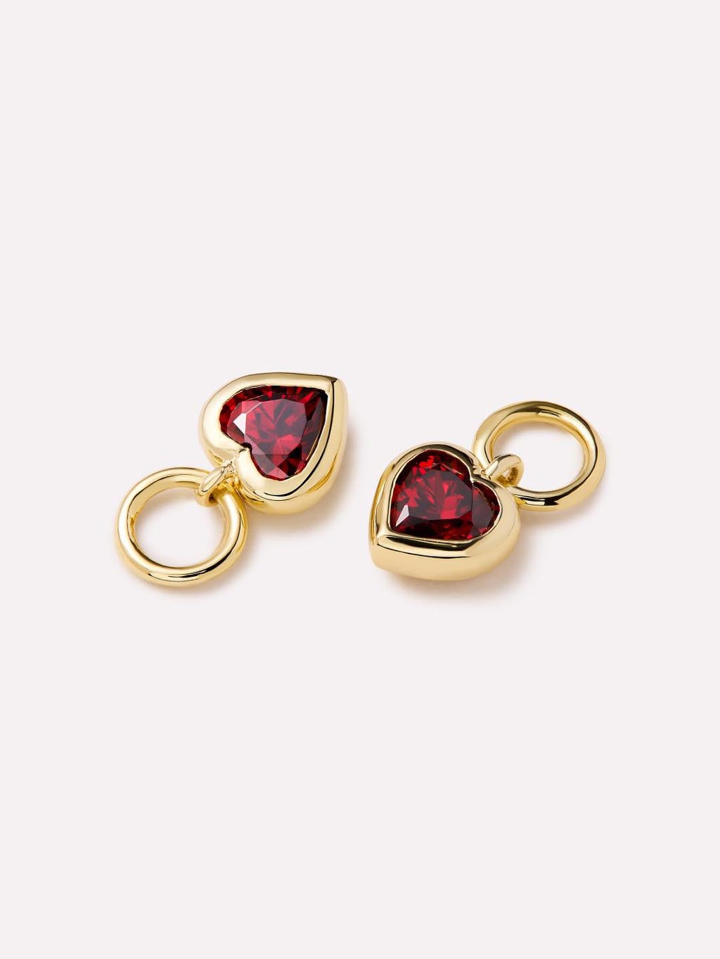 Earring Charms - Red Heart Charms by MAVERA