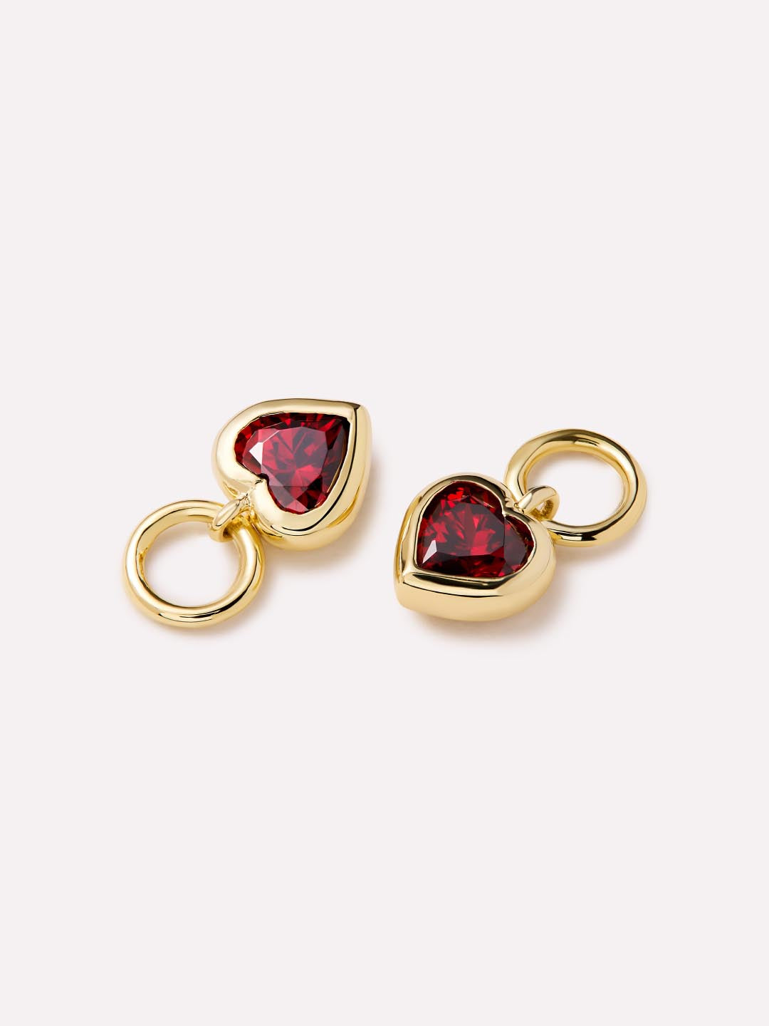 Earring Charms - Red Heart Charms by MAVERA