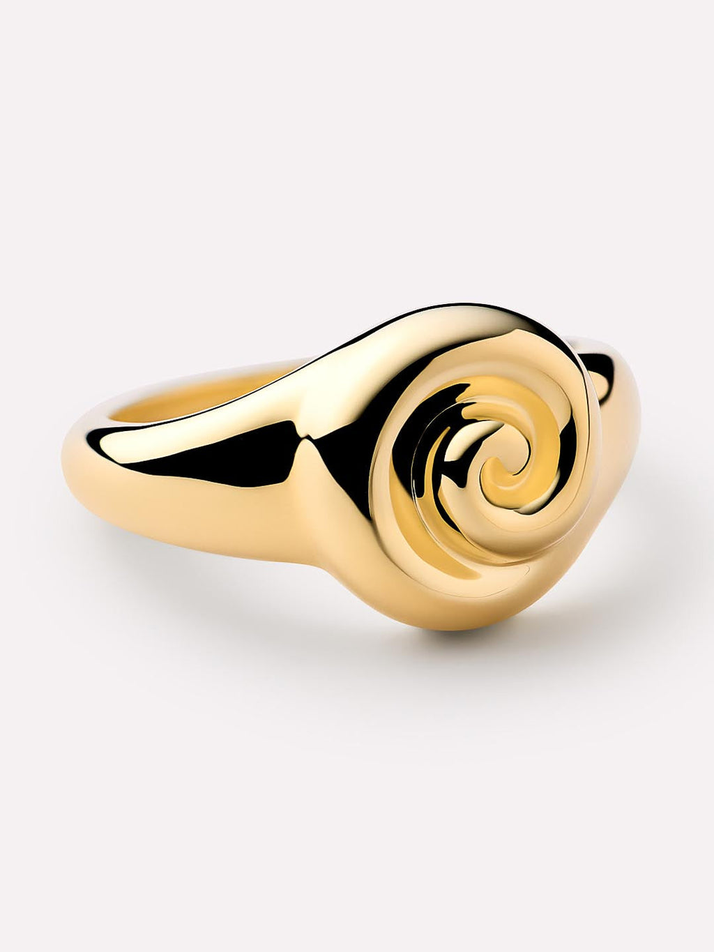 Gold Signet Ring - Ariel Ring by MAVERA