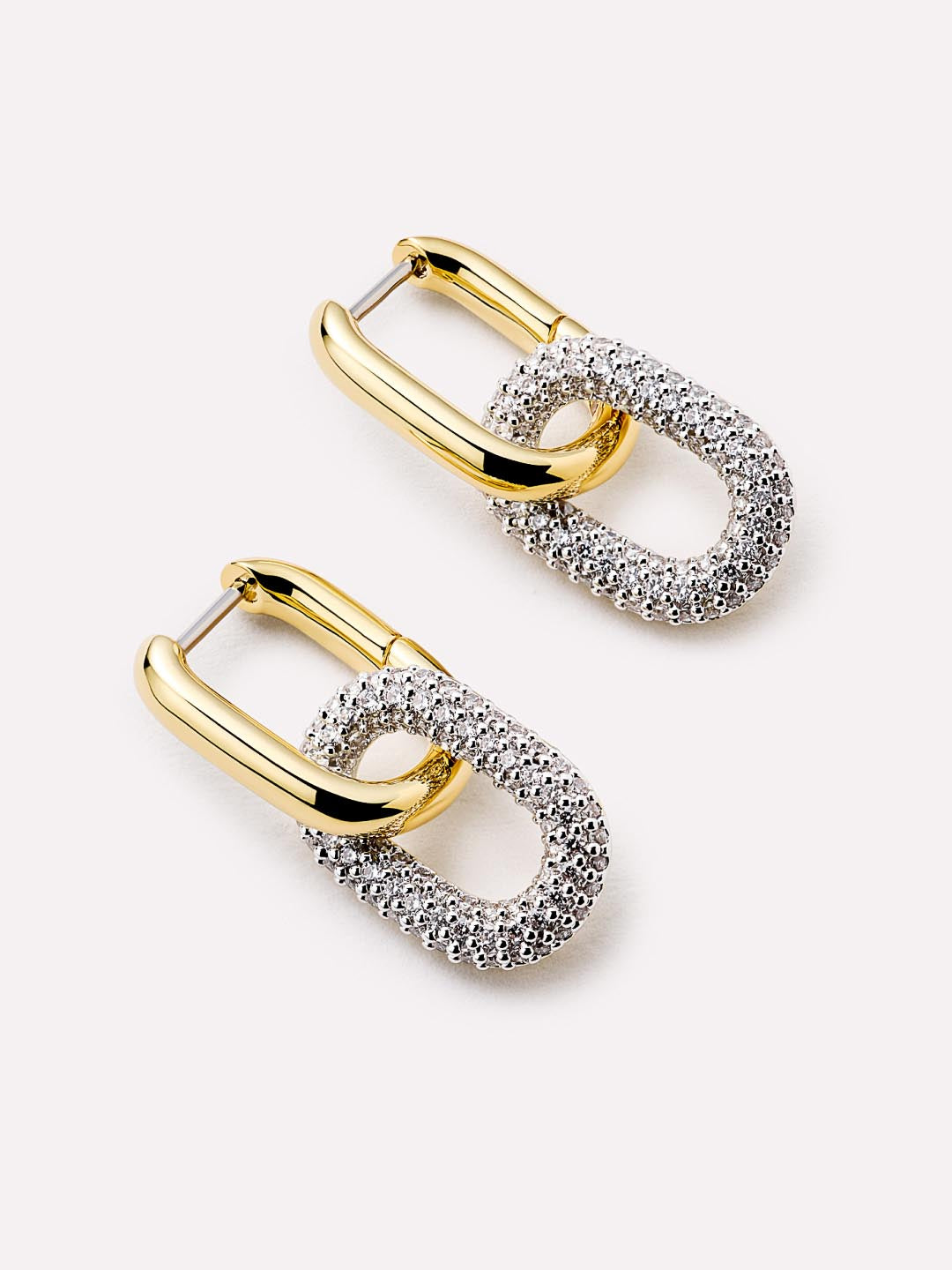 Drop Earrings - Rox Mini Double Pave by MAVERA