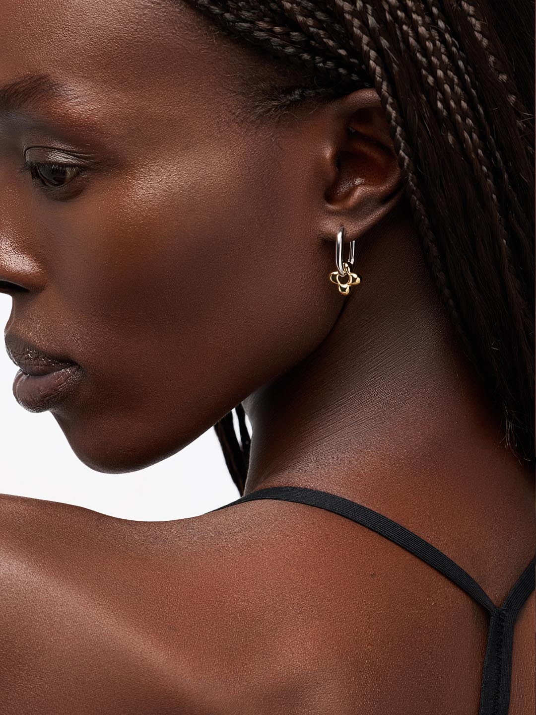 Flower Earrings - Cassia Hoops by MAVERA