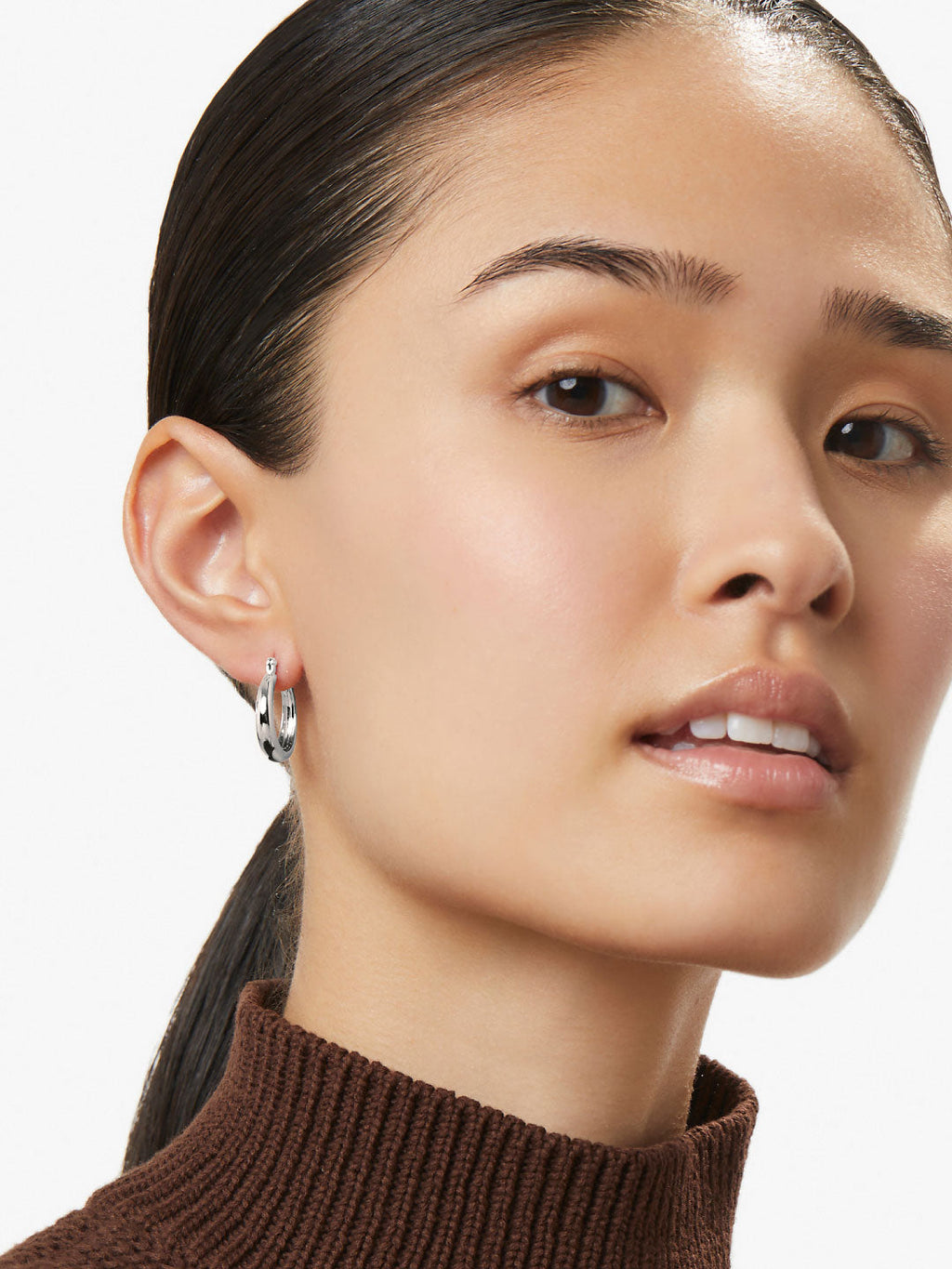Endless Hoop Earrings - Venus Silver by MAVERA