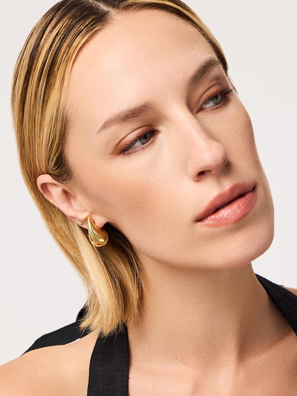Gold Statement Earrings - Kiara by MAVERA