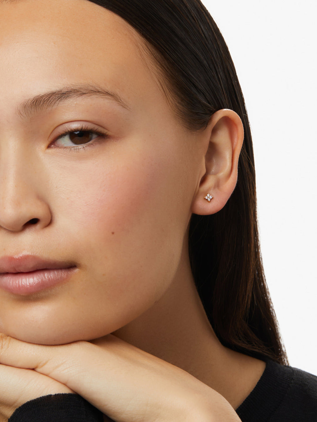 Gold Stud Earrings - Debbie by MAVERA